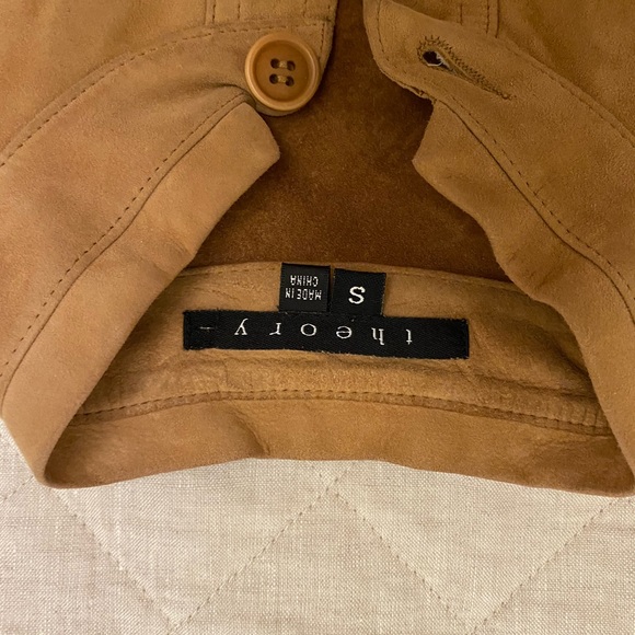 Theory 2 pc suede jacket and skirt - Picture 4 of 8